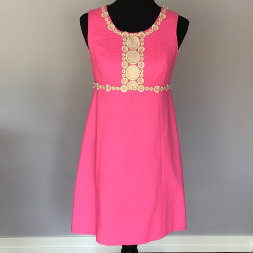 Lilly Pulitzer Rosie Shift Dress in Hotty Pink